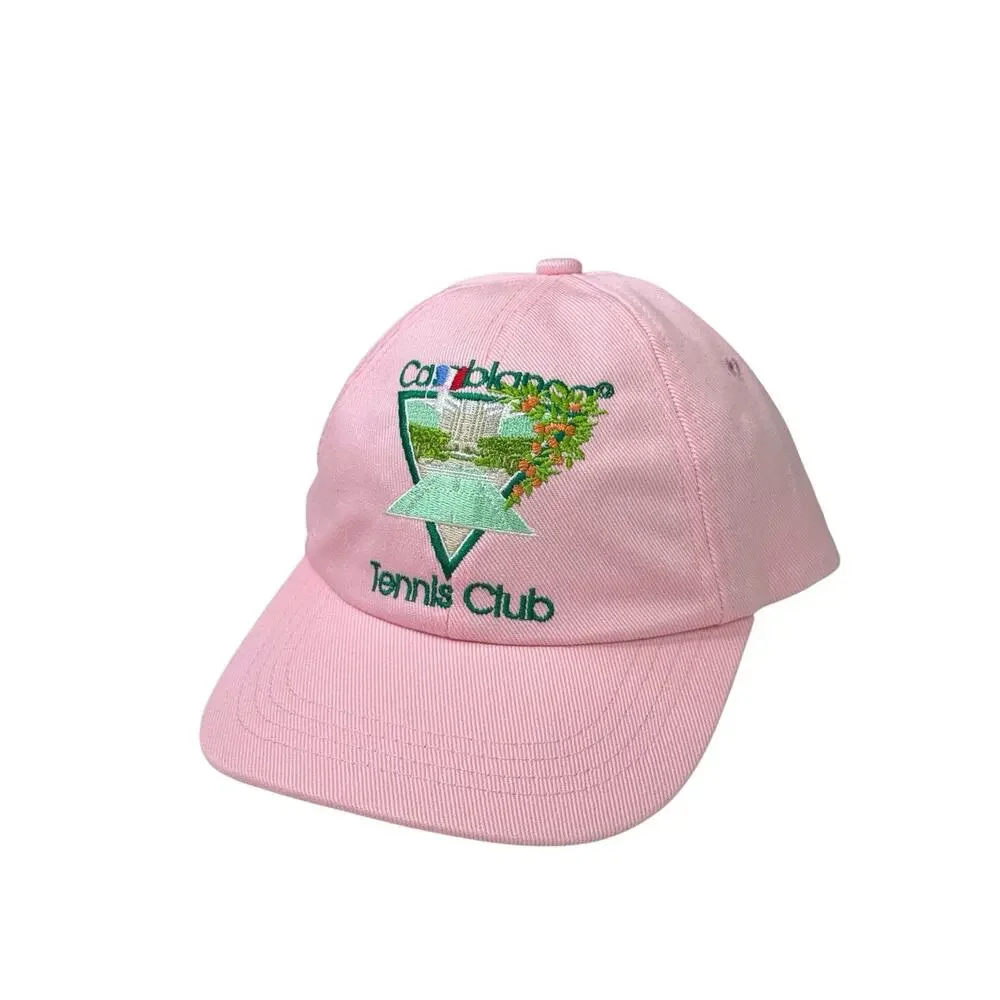 Casablanca Tennis Club Icon Pink Hat NWOT